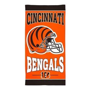 NWT NFL Cincinnati Bengals 30 by 60 Fiber‎ Reactive Beach Towel